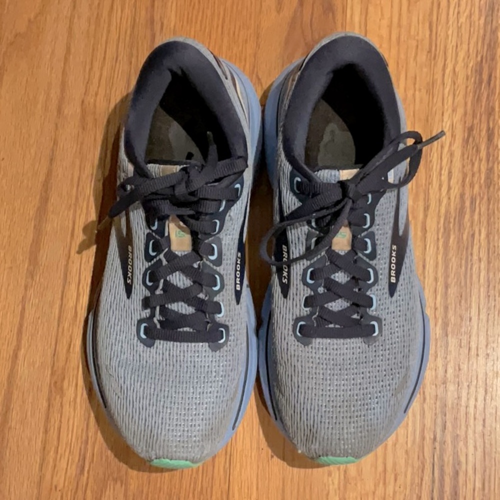 BROOKS Ghost 15 Shoes - Road-Running Sneakers - Blue/Navy - W Size 6M